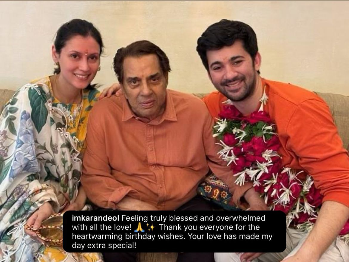"Karan Deol's Birthday Bliss: A Heartfelt Celebration of Love, Family, and Gratitude"