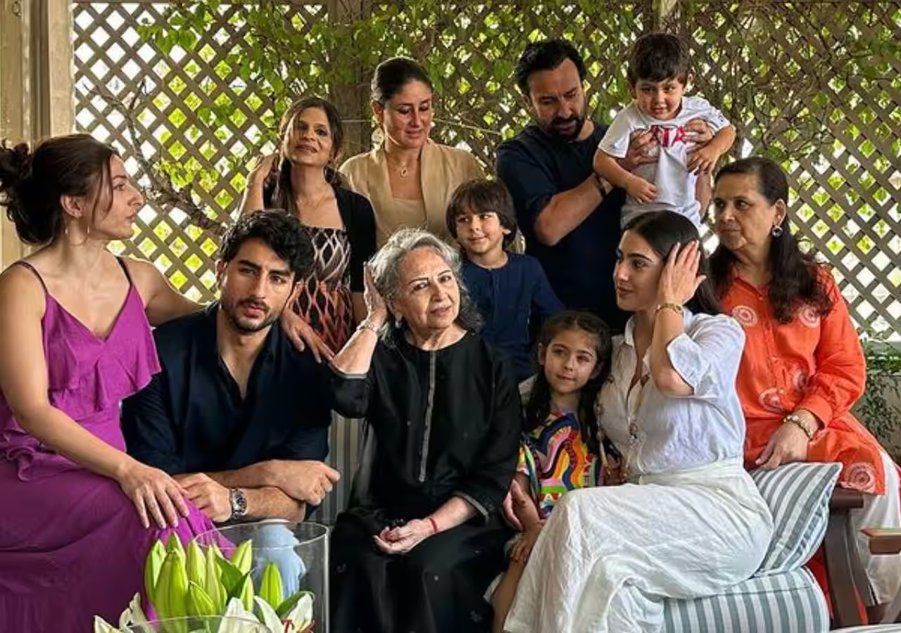 "Sharmila Tagore's 79th Birthday Bash: A Generational Celebration with Sara Ali Khan, Kareena Kapoor Khan, and More"