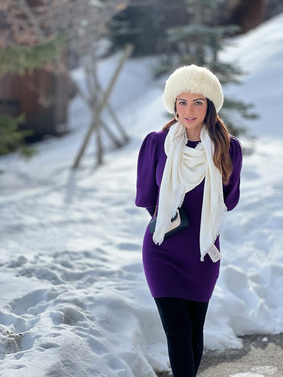 Shama Sikander's Enchanting Winter Vacation