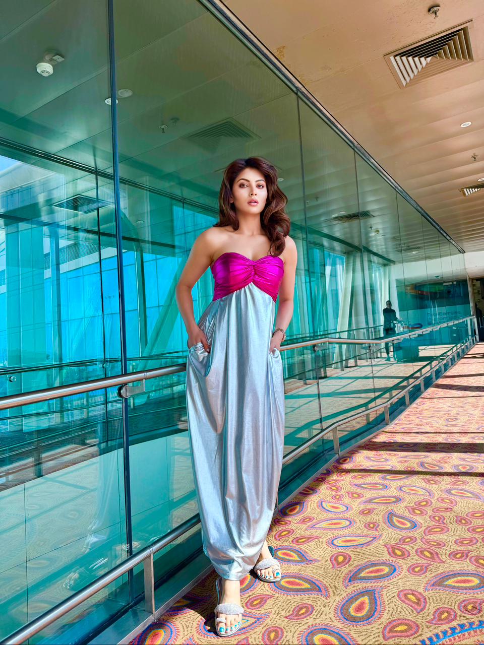 Urvashi Rautela Continues to Turn Heads with Effortless Airport Style on Kiss Day