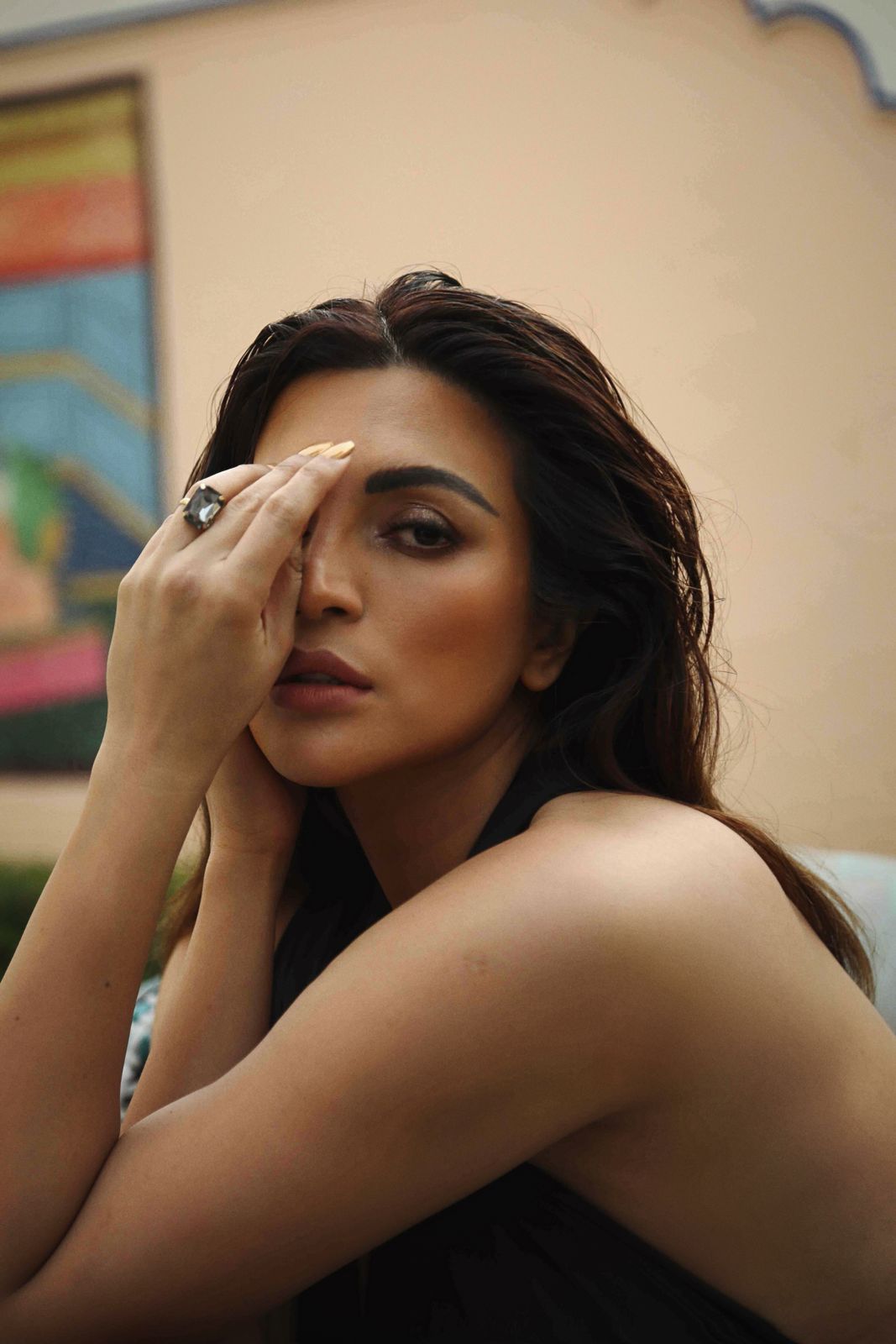 Shama Sikander Turns Up the Heat in Stunning Black Monokini