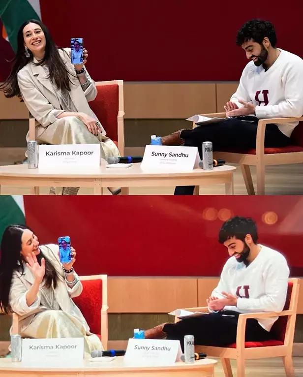 Karisma Kapoor Represents India at Harvard, Acknowledges Sister Kareena Kapoor Khan's Contribution