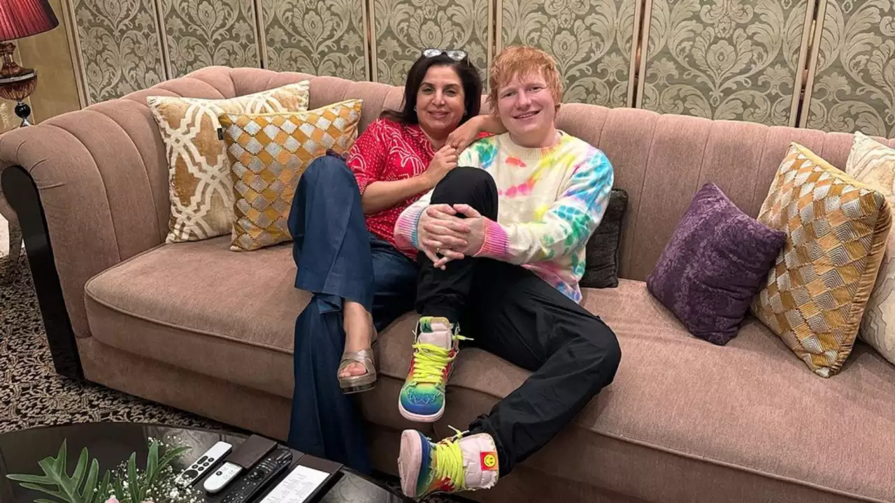 Farah Khan's Memorable Moment with Ed Sheeran: A Glimpse into Bollywood's Star-Studded Encounters