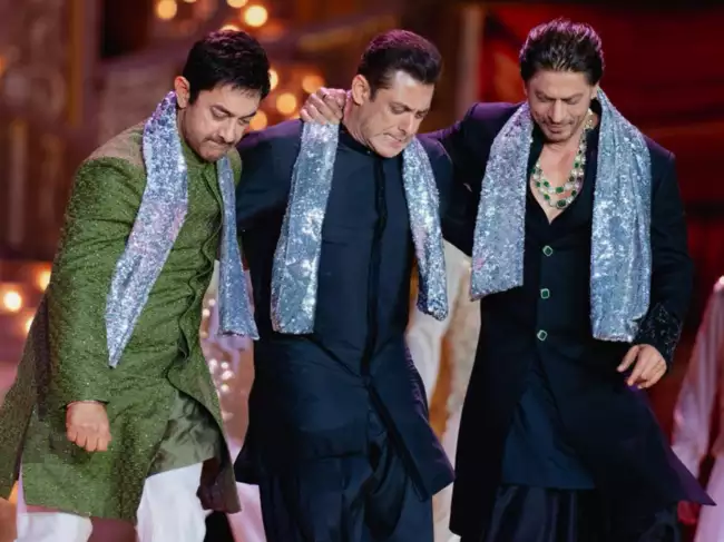 Bollywood Icons Shah Rukh Khan, Salman Khan, and Aamir Khan Rock Ambani Wedding Bash with Epic Dance Moves