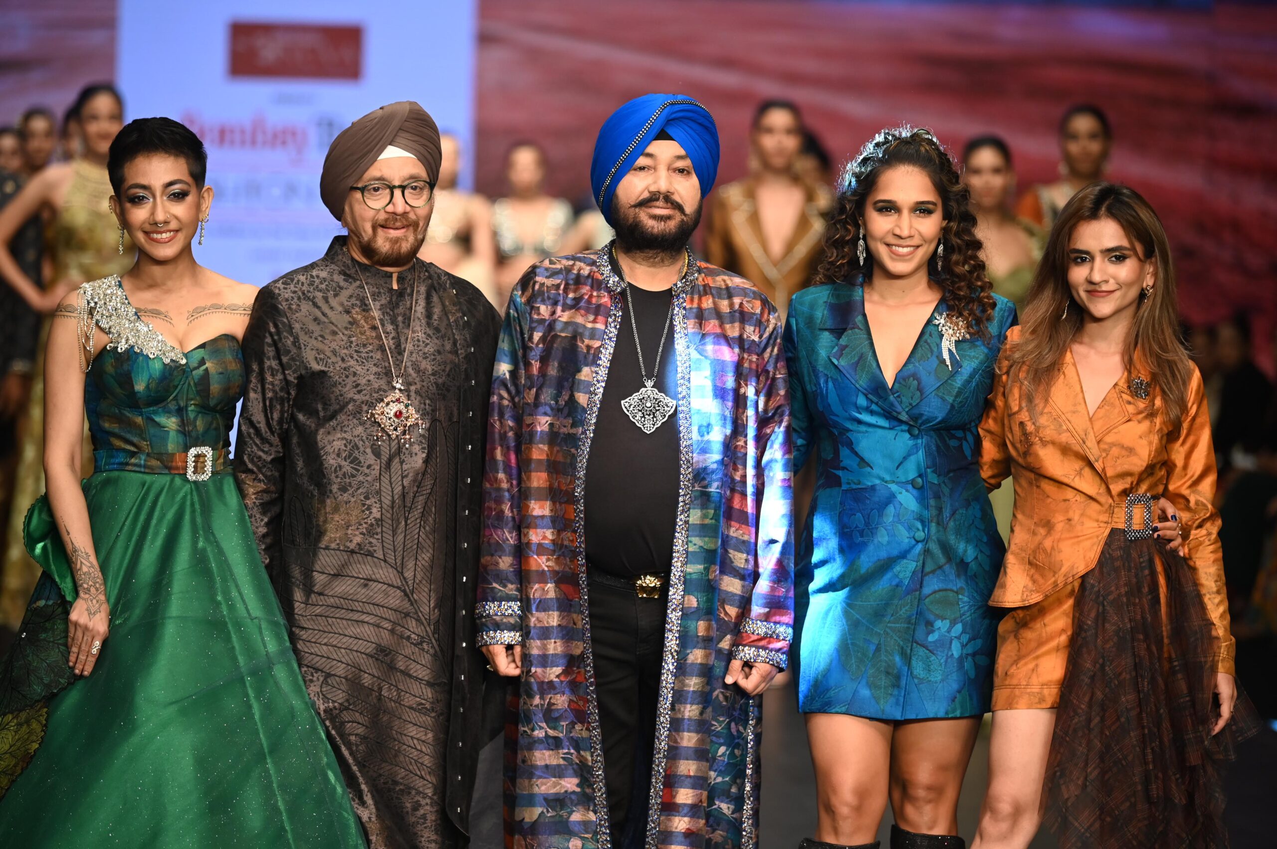 The King of Pop, Daler Mehndi, Stuns at Bombay Times Fashion Week for Thai Designer Suwannee by Sam's 'Blossoming Through Resilience' Collection