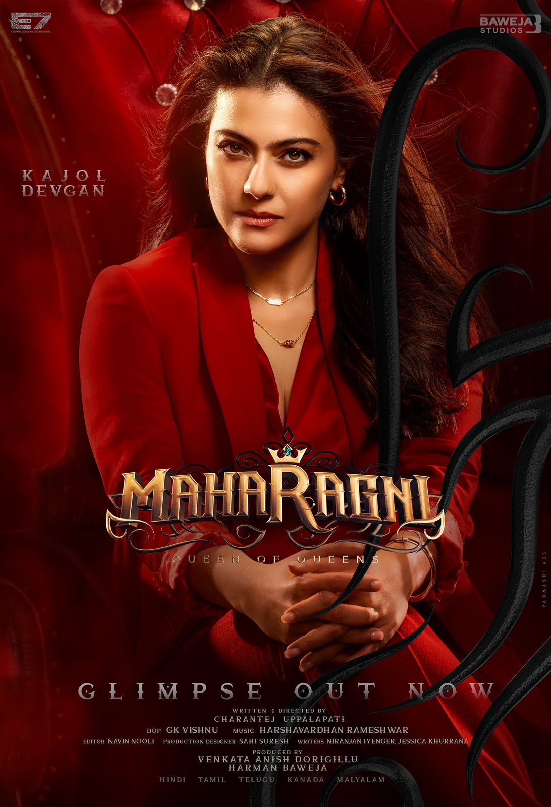 ’Maharagni’: Kajol and Prabhudeva Collaborate After 27 Years in Charan Tej Uppalapati’s Hindi Directorial Debut, Produced by Baweja Studios and E7 Entertainments