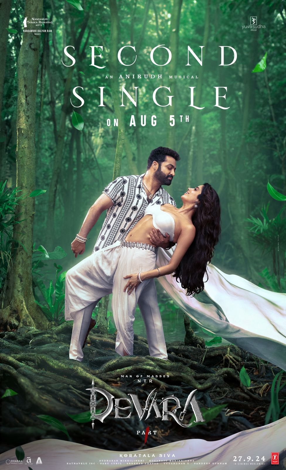 NTR Jr.’s ‘Devara: Part 1’ announces release date for romantic track