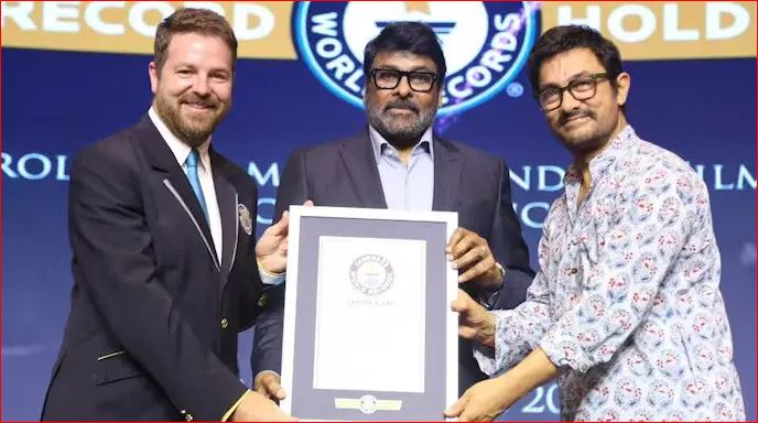 46 Years of Cinematic Excellence: Chiranjeevi Honored with Guinness World Record