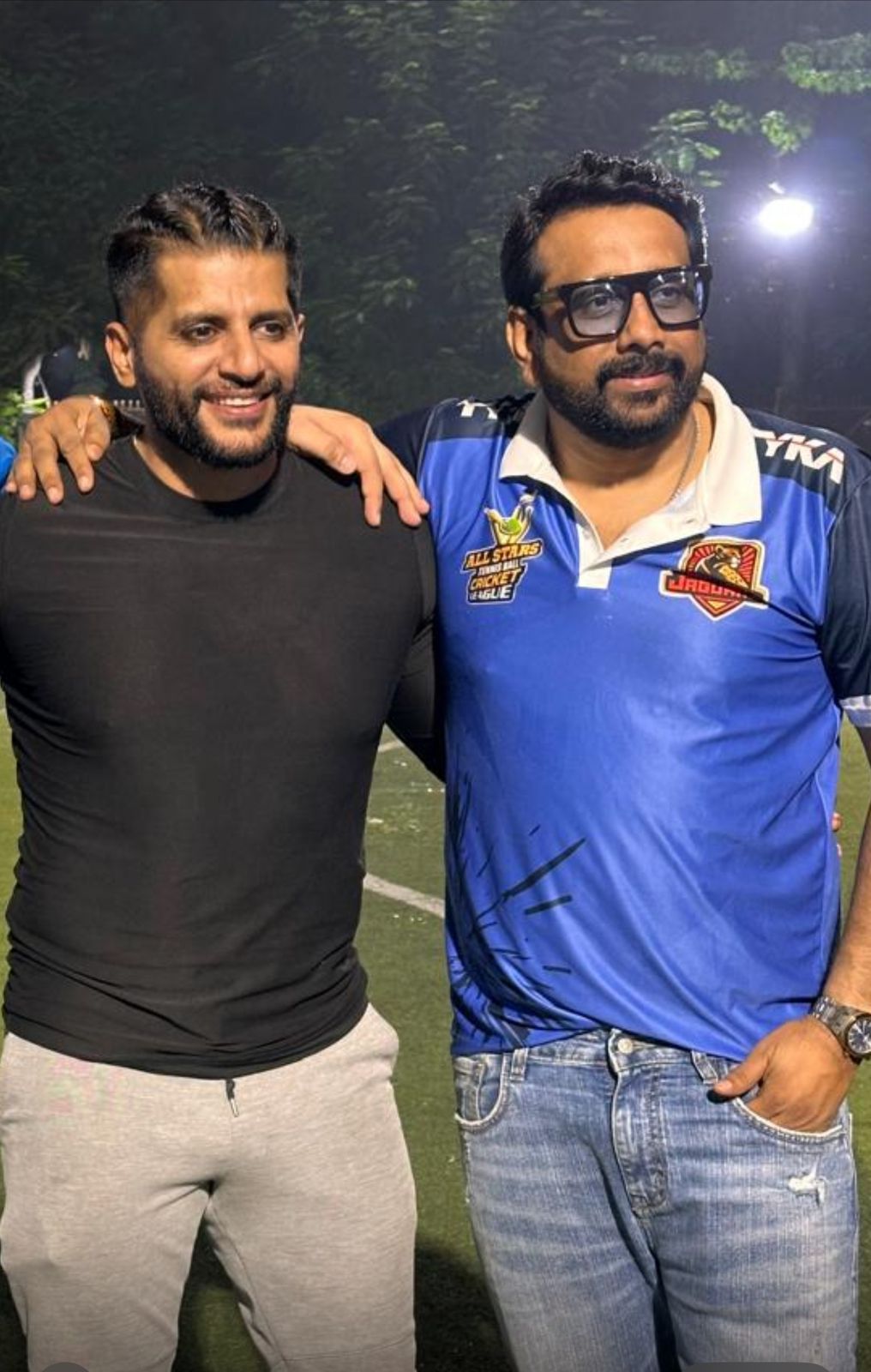 All Stars Tennis League: Rajasthan Jaguars owner & Producer Anil Jain, captain Karanvir Bohra & DK try their hands in music for the first time for team anthem song!