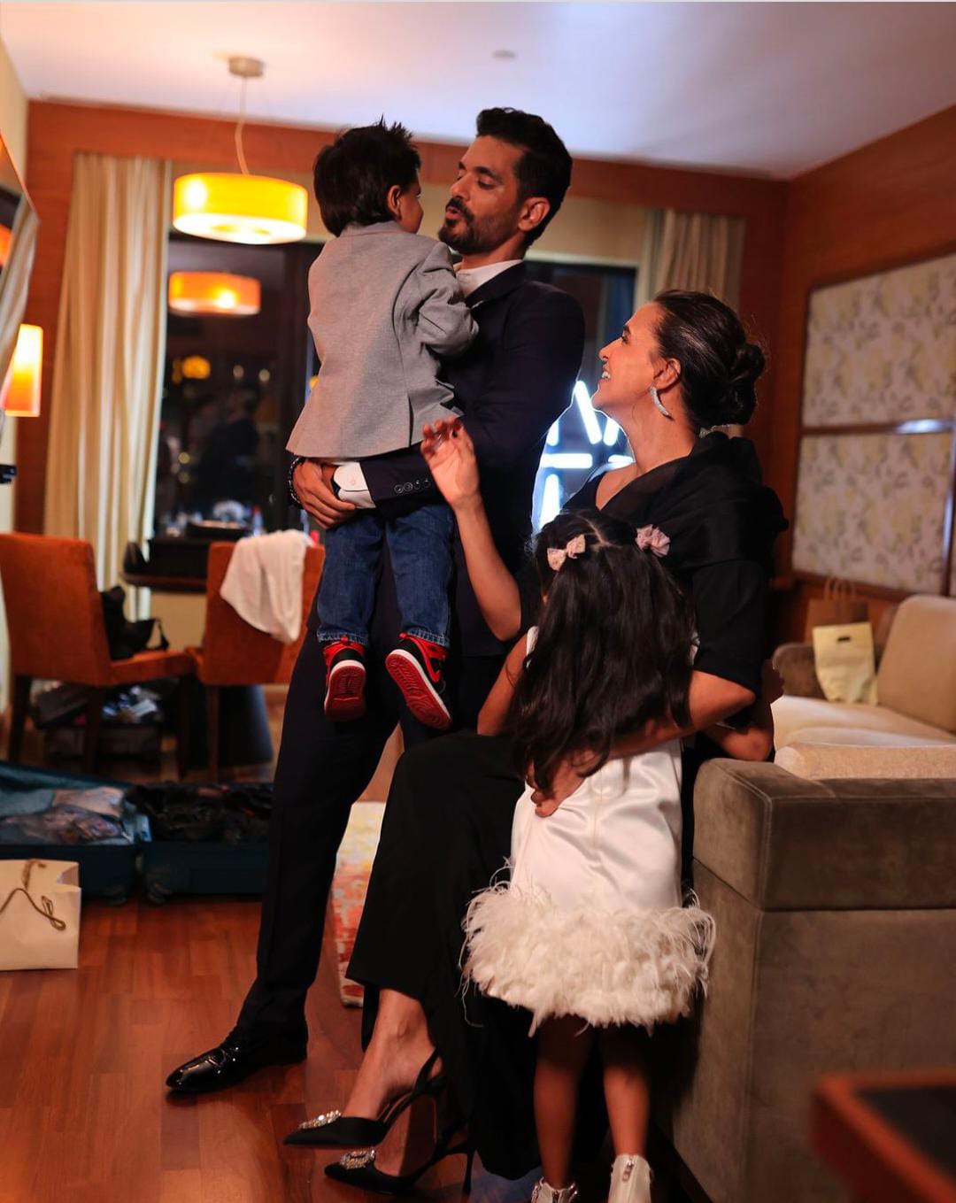 Neha Dhupia expresses gratitude for husband Angad Bedi’s unwavering support in balancing work and family life