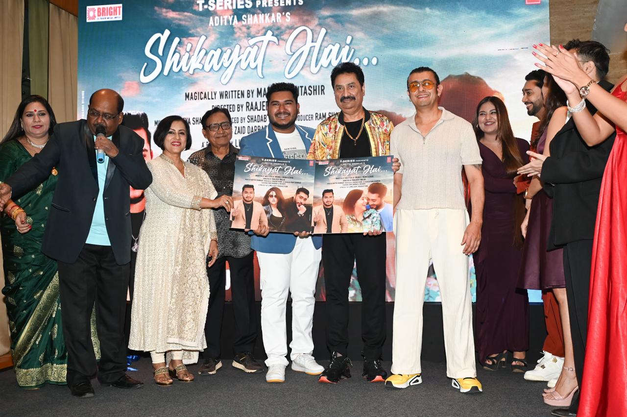 Sonu Nigam’ unveils Singer/composer Aditya Shankar's Dream Debut Single “Shikayat Hai”