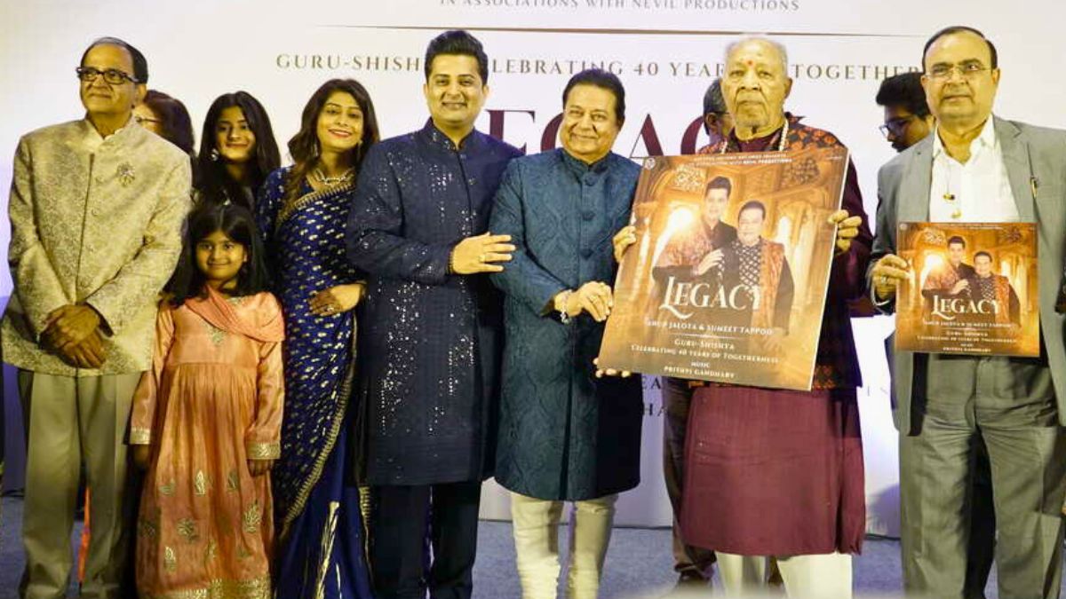 Anup Jalota and Sumeet Tappoo unveil musical masterpiece ‘Legacy’