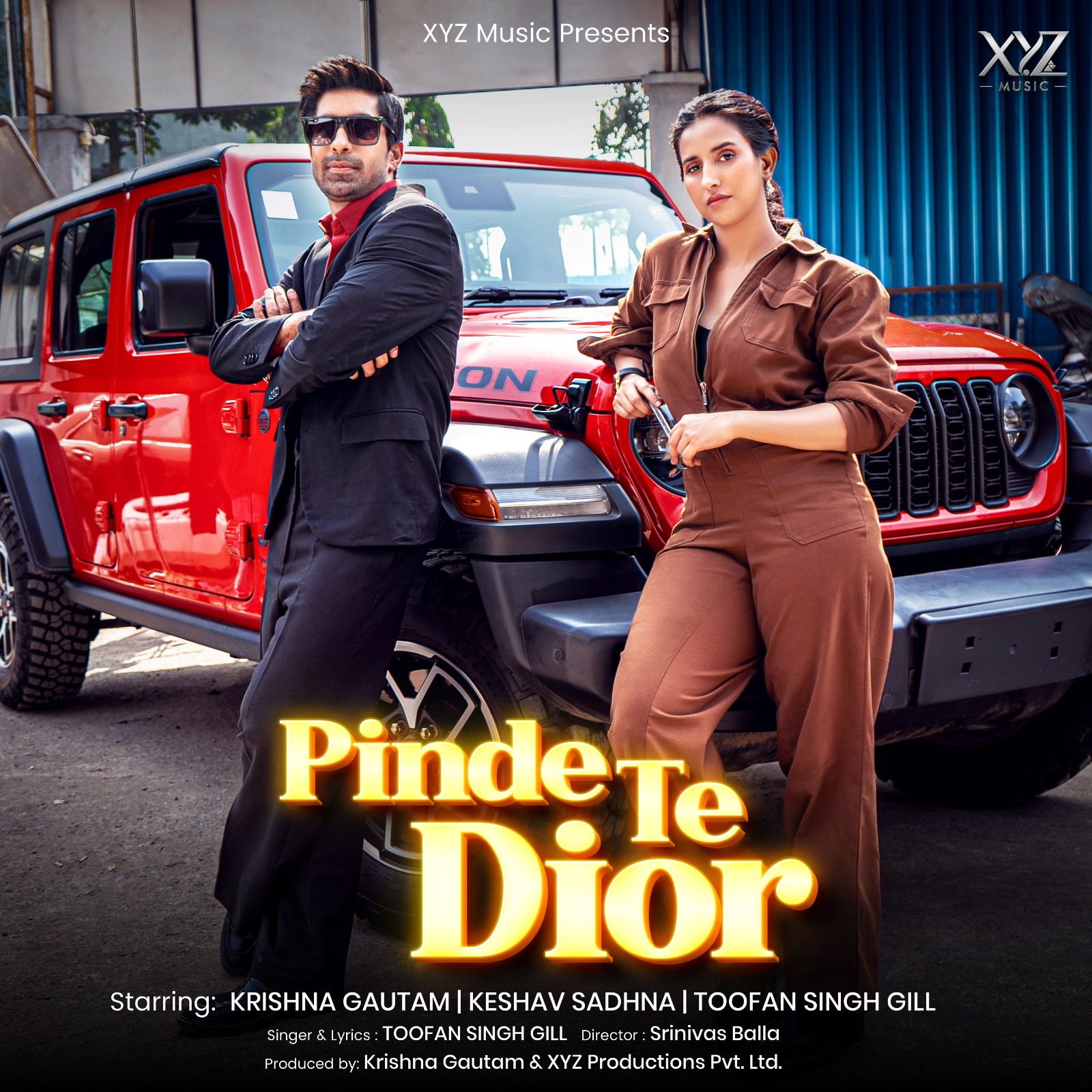Krishna Gautam Sets the Screen on Fire in Punjabi song Pinde Te Dior