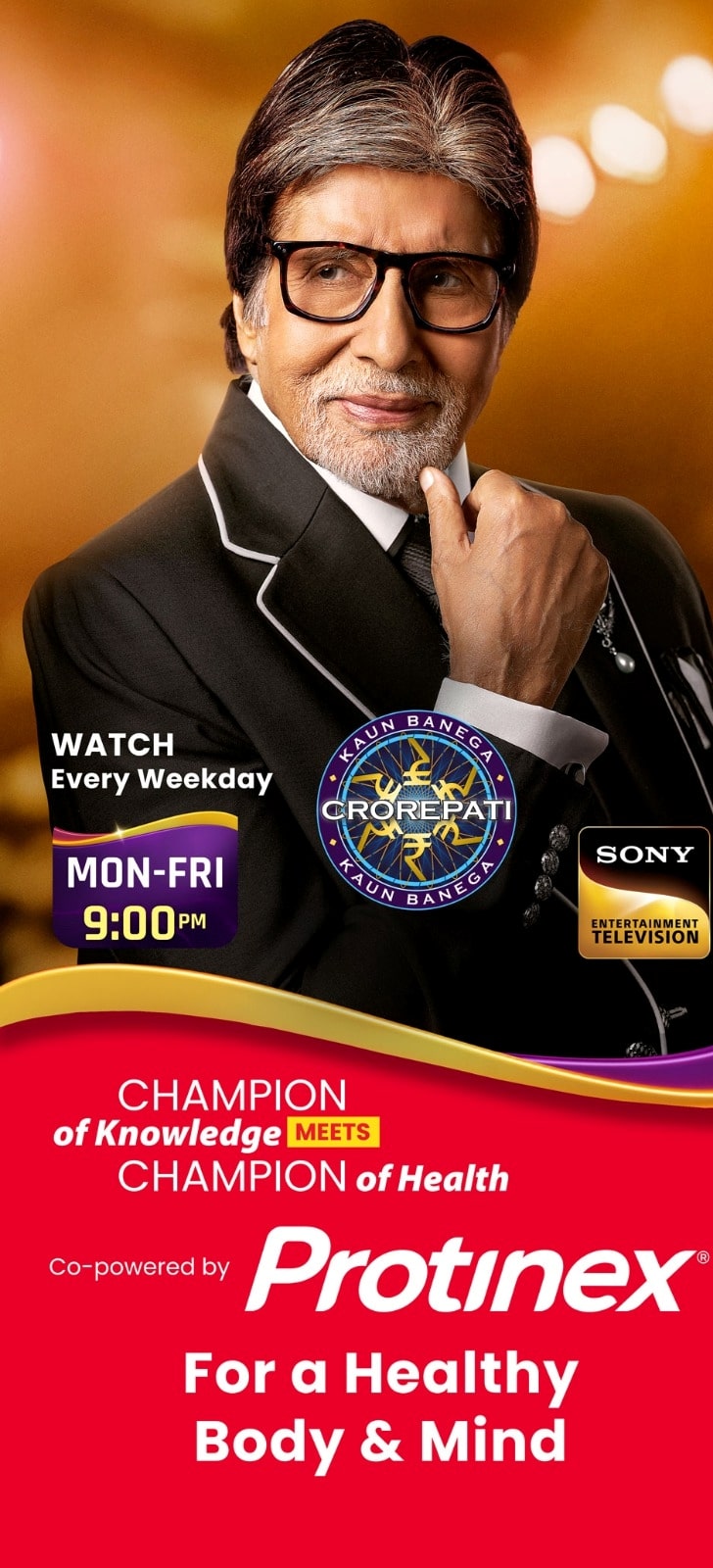 Protinex partners with Kaun Banega Crorepati 16 to raise awareness about daily protein intake for a healthy body and mind