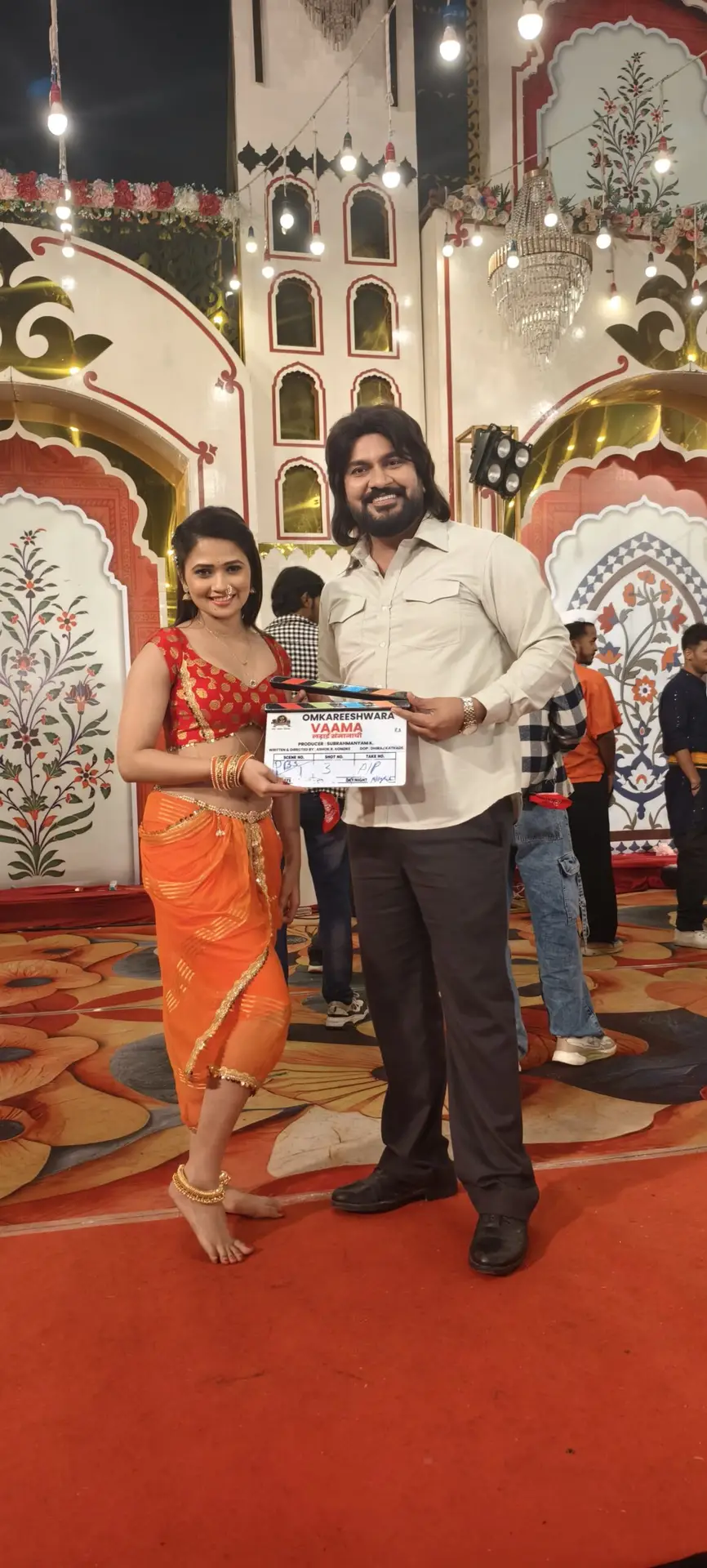 Marathi movie VAAMA- Ladhai Sanmanachi concluded with the shoot of an item song featuring popular Maharashtrian Gautami Patil, Dr. Mahesh Kumar and Ganesh Divekar in Ujjain.
