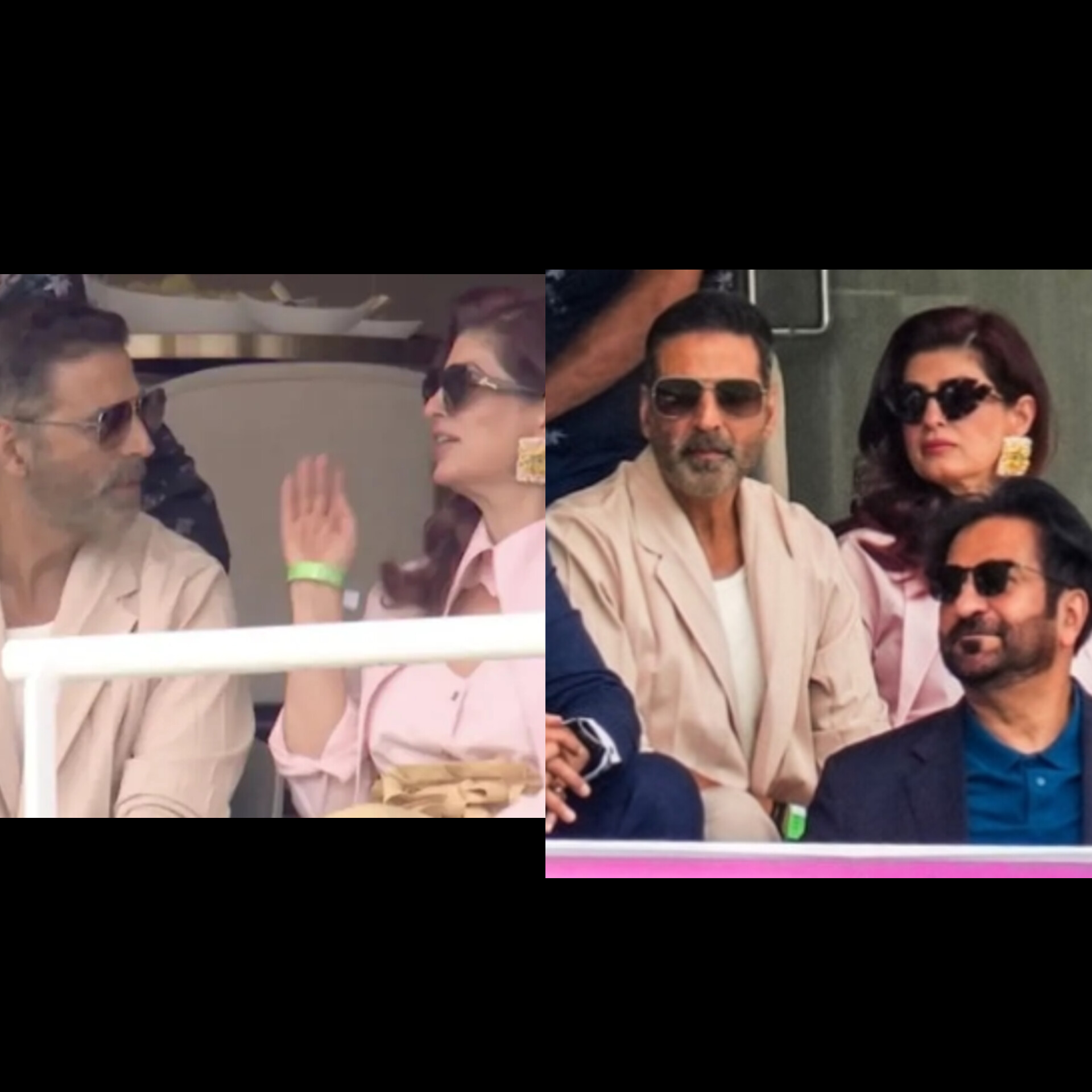Akshay Kumar and Twinkle Khanna Bring Glamour and Grit to Lord’s Stadium During India-England Clash