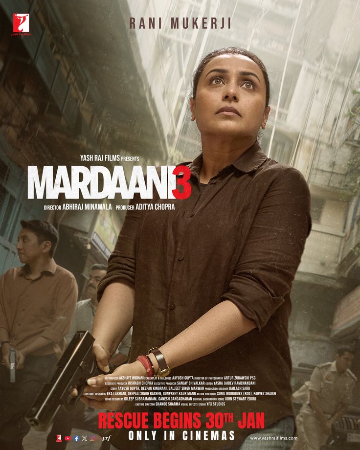 Mardaani 3 Roars at Box Office as Rani Mukerji’s Cop Drama Targets Break Even Within a Week