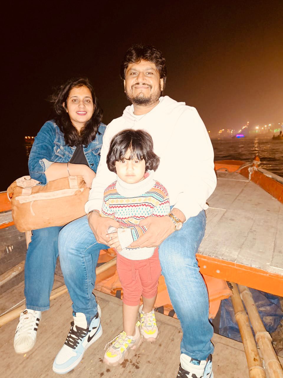 'Hasal shoot' Title: Bravo Entertainment Producer Jayesh Patel in Varanasi for the shoot of feature film Hasal