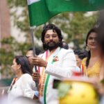 "We're all Indian, we can never lose," said Allu Arjun while being the Grand Marshall in this year's Indian parade in NY.