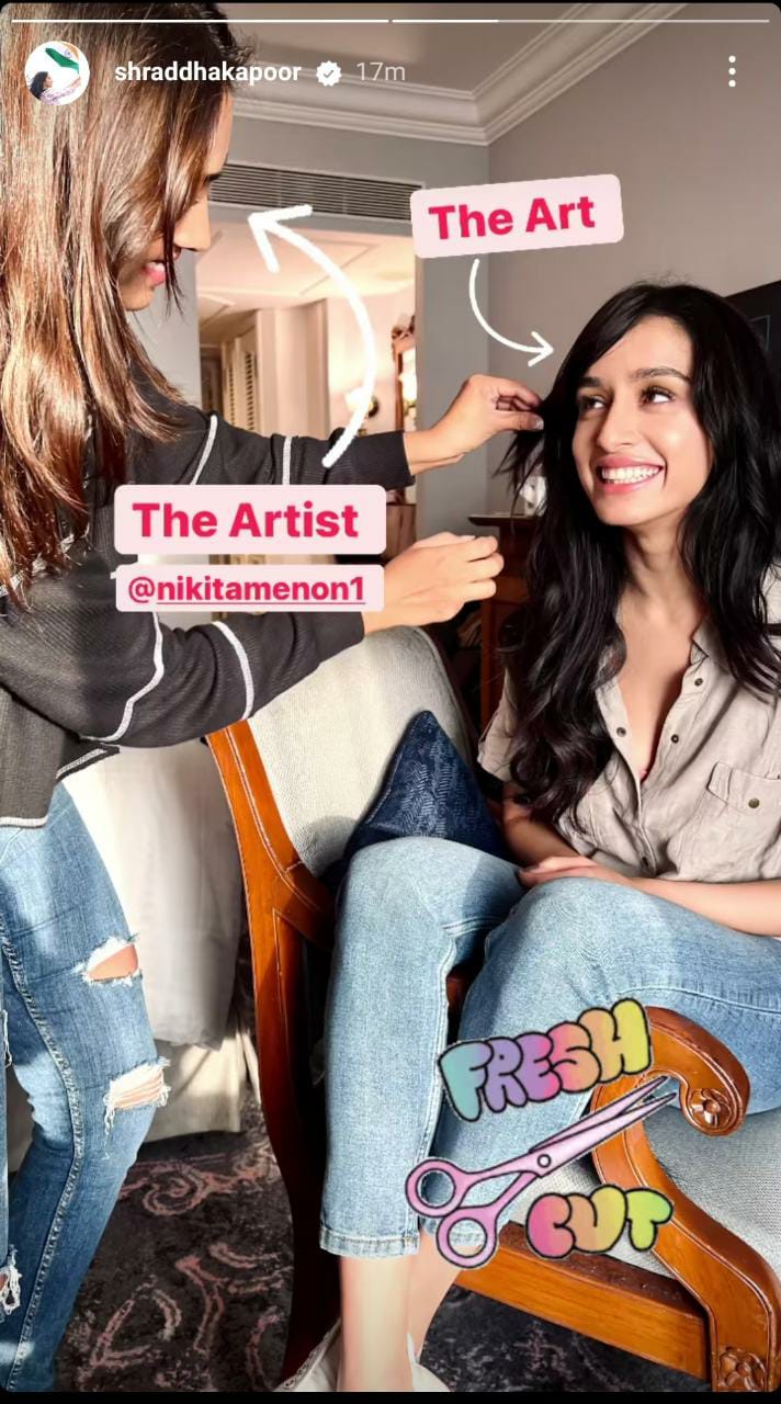 Shraddha Kapoor Recreates The Viral Meme ‘The Art & The Artist’ as she flaunts her new haircut!