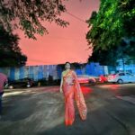 Tanishaa Mukerji looked graciously beautiful as she reached Lalbaughcha Raja for Darshan