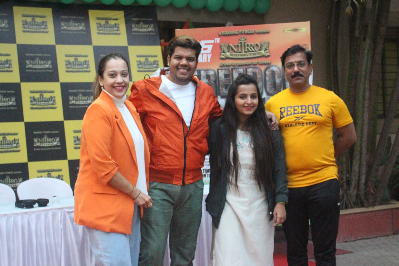 Mumbai citizens sweat out to beat obesity, laziness & stress at Nitrro Fitness Freedom Run spearheaded by Prabodh Vasant Davkhare