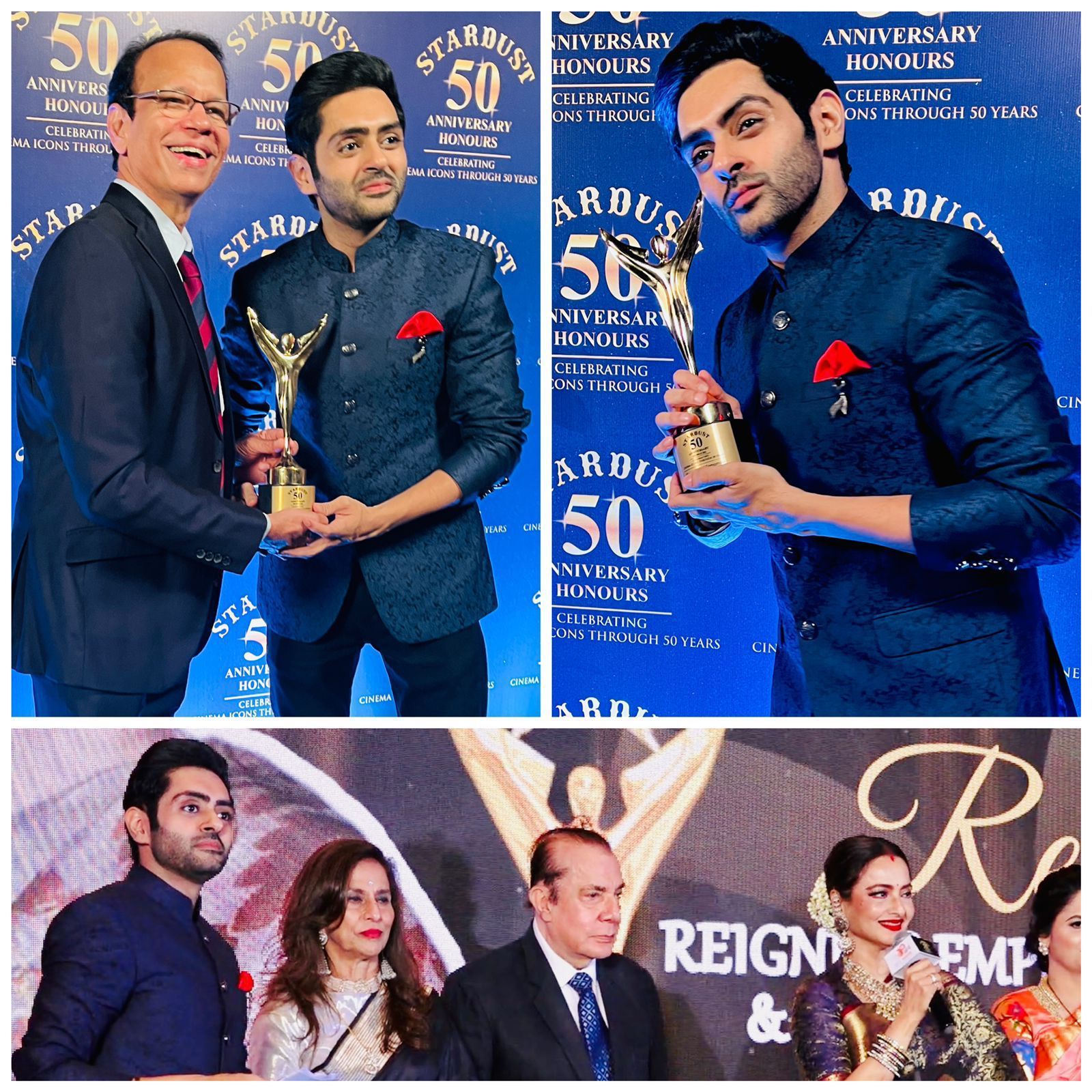 Karan Singh Chhabra gets awarded at the prestigious 50th Stardust Anniversary Honours