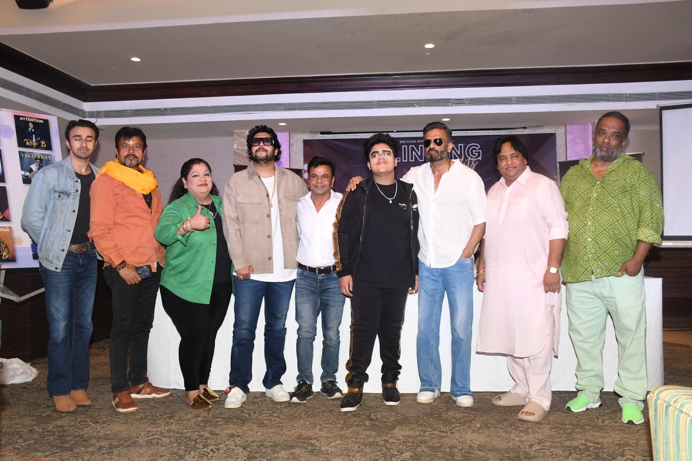 Suniel Shetty & Rajpal Yadav released Rego B's music album with 9 blockbuster cover of International hits by globally renowned singers