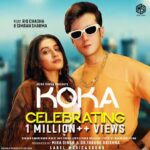 Actor Gananay Rio Chadha celebrates 1 million views on his recent song Koka produced by Mika Singh ft. Simran Sharma