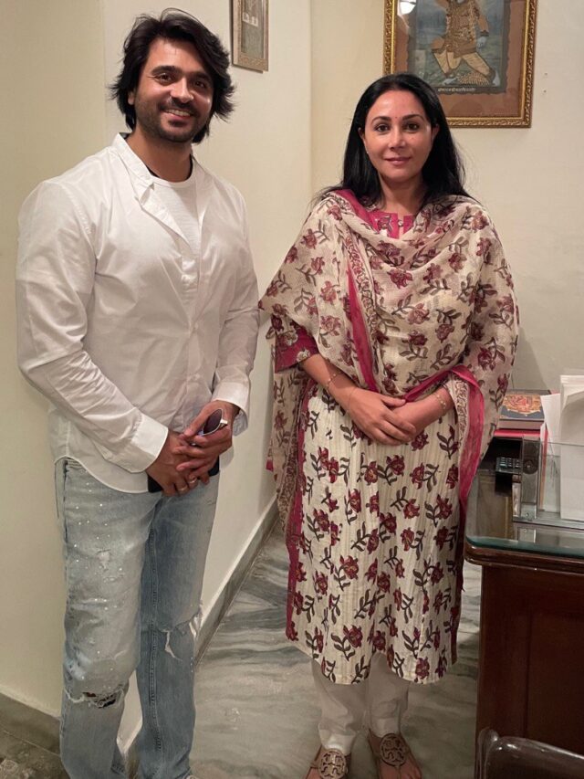 Aashiesh Sharrma meets Princess Jaipur & MP, Rajsamand Rajastan Diya Kumari to discuss Entertainment shoots in Rajasthan..!