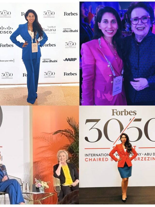 Fagun Thakrar and Hillary Clinton Join Forces for Forbes Most Powerful Women Conference during Women's History Month