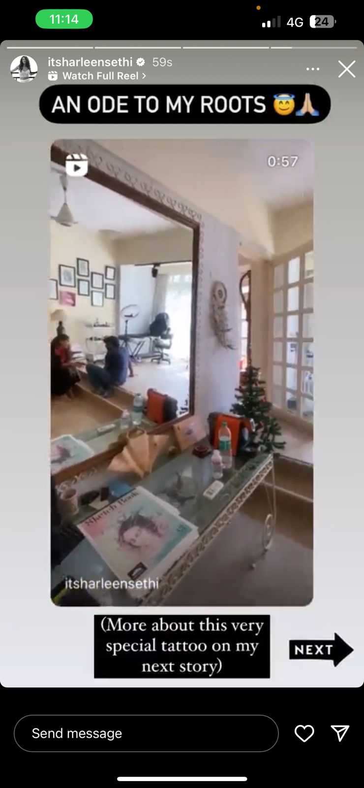 Harleen Sethi, the talented actress, has taken a significant step to connect with her Punjabi roots for her upcoming Netflix show, Kohrra