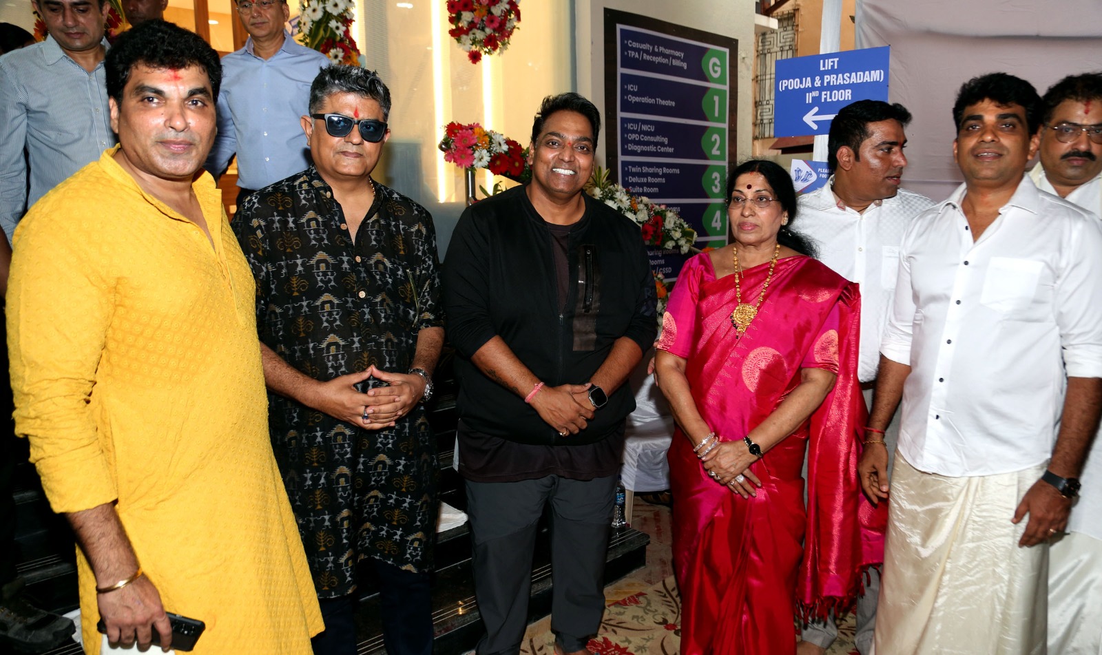 Maniesh Paul, Gajraj Rao and Ganesh Acharya grace the inauguration of new branch of Thunga Hospital